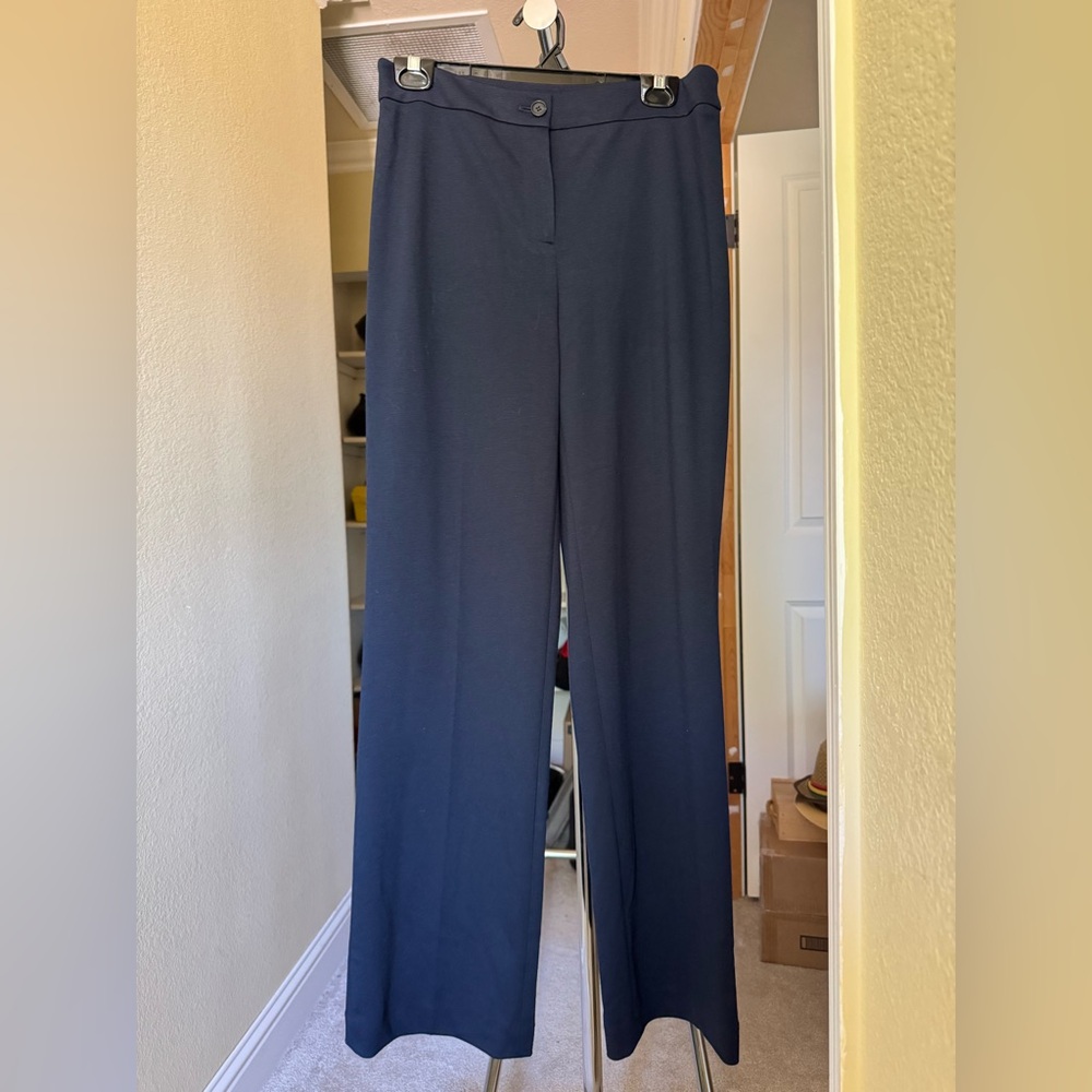 Jones New York Navy Wide Leg Pants